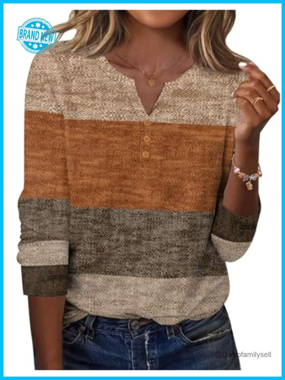 Womens V Neck Long Sleeve Blouse Soft Tunic Top for Leggings